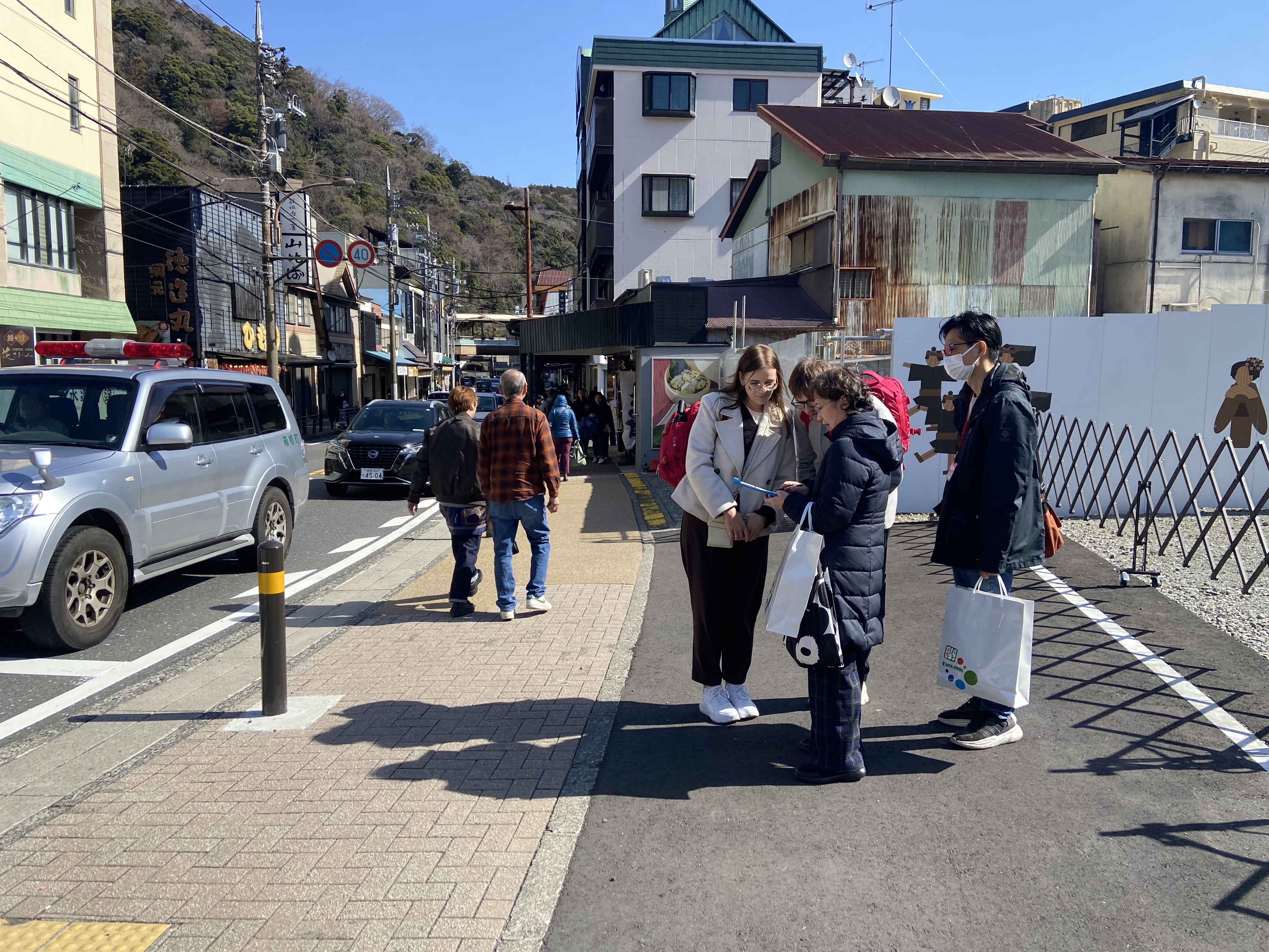 主要観光地での体験・満足度調査